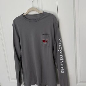 Vineyard Vines Charcoal Long Sleeve Tee
